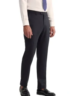 Oxford Byron Wool Suit Trousers in Charcoal