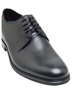 Oxford Carter Leather Derby Shoes in Black