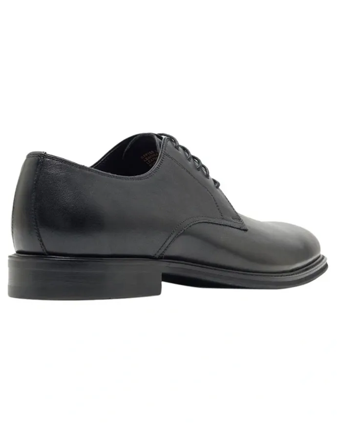 Oxford Carter Leather Derby Shoes in Black
