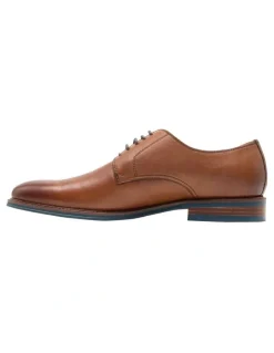 Oxford Carter Leather Derby Shoes in Walnut