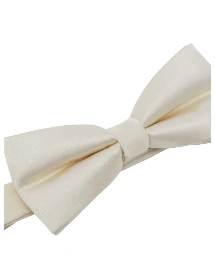 Oxford Classic Occasion Silk Bow Tie in Cream