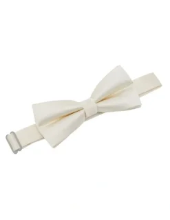 Oxford Classic Occasion Silk Bow Tie in Cream