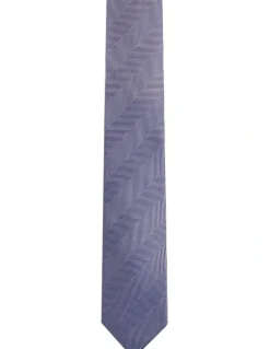 Oxford Floyd Chevron 7cm Tie in Blue
