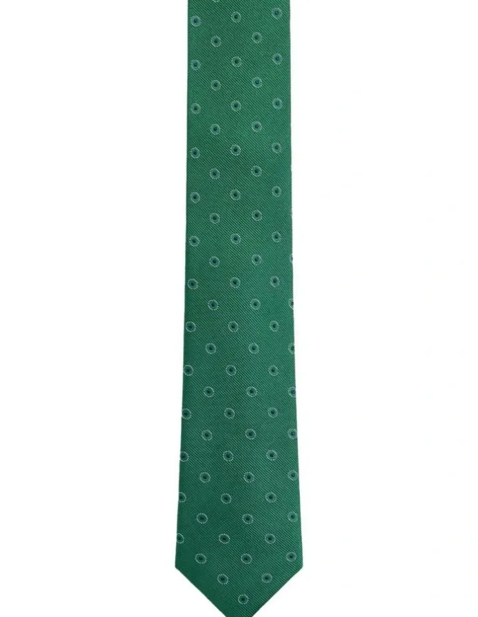 Oxford Gino Spot Tie 7cm in Green