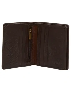 Oxford Harris Chocolate Leather Wallet