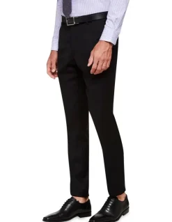 Oxford Hopkins Wool Trousers Black