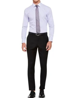 Oxford Hopkins Wool Trousers Black