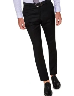 Oxford Hopkins Wool Trousers Black