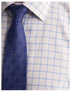 Oxford Islington Classic Fit Shirt in Blue Check