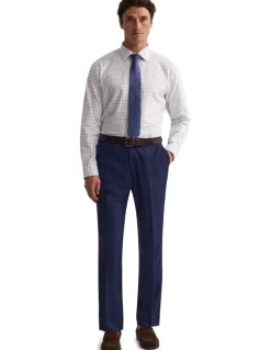 Oxford Islington Classic Fit Shirt in Blue Check