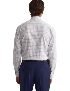 Oxford Islington Classic Fit Shirt in Blue Check