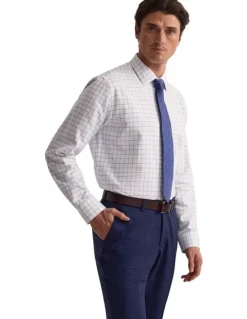 Oxford Islington Classic Fit Shirt in Blue Check
