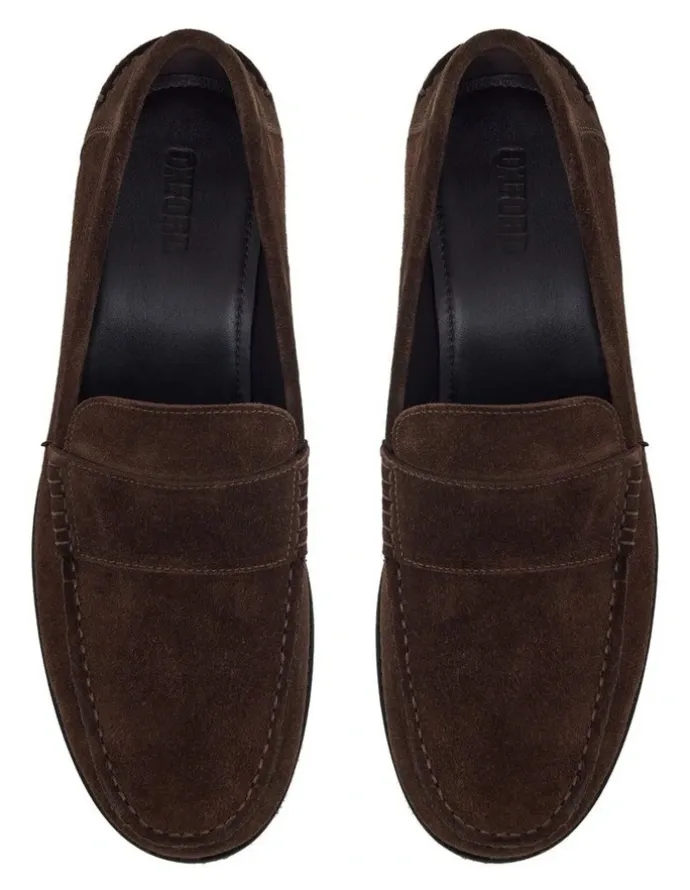 Oxford Kai Suede Loafer in Mocha