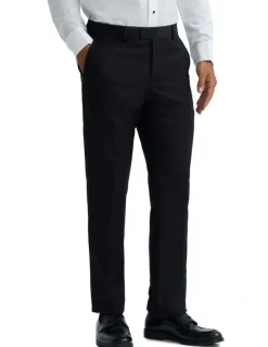 Oxford New Dinner Suit Trousers With Tape in Black