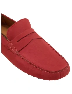 Oxford New Holland Driving Shoe in Tomato