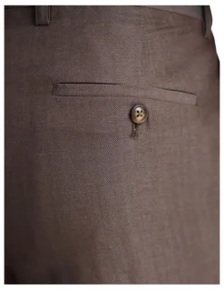 Oxford New Hopkins Wool Suit Trousers in Brown