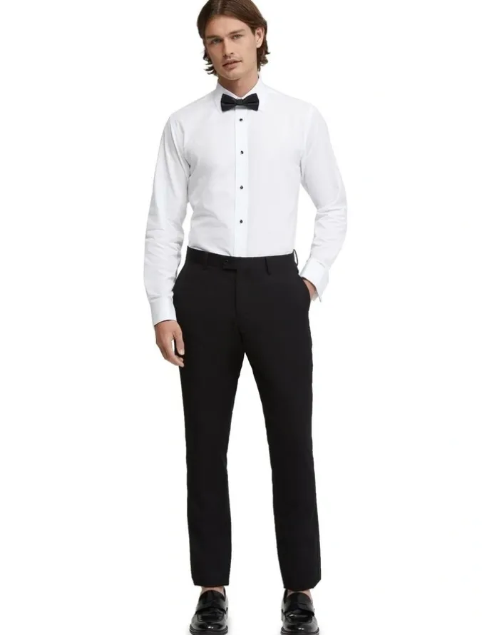 Oxford Newbury Luxury Dinner Shirt in White
