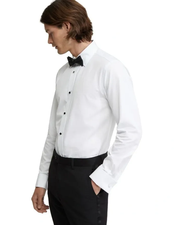 Oxford Newbury Luxury Dinner Shirt in White