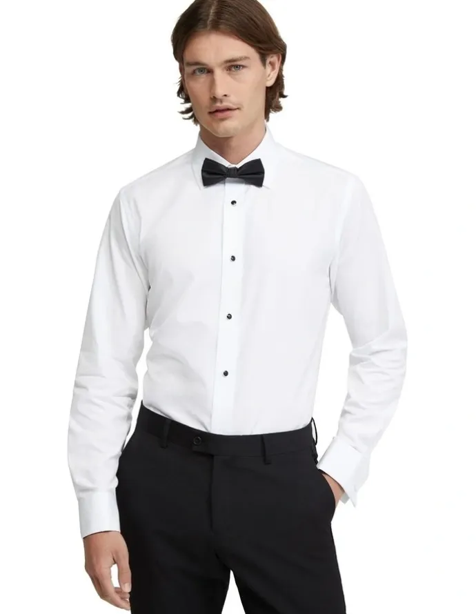 Oxford Newbury Luxury Dinner Shirt in White