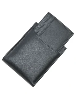Oxford Novara 2 In 1 Leather Wallet in Black