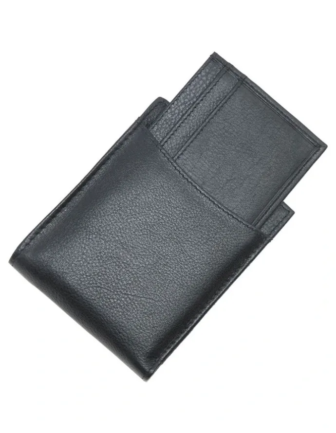 Oxford Novara 2 In 1 Leather Wallet in Black