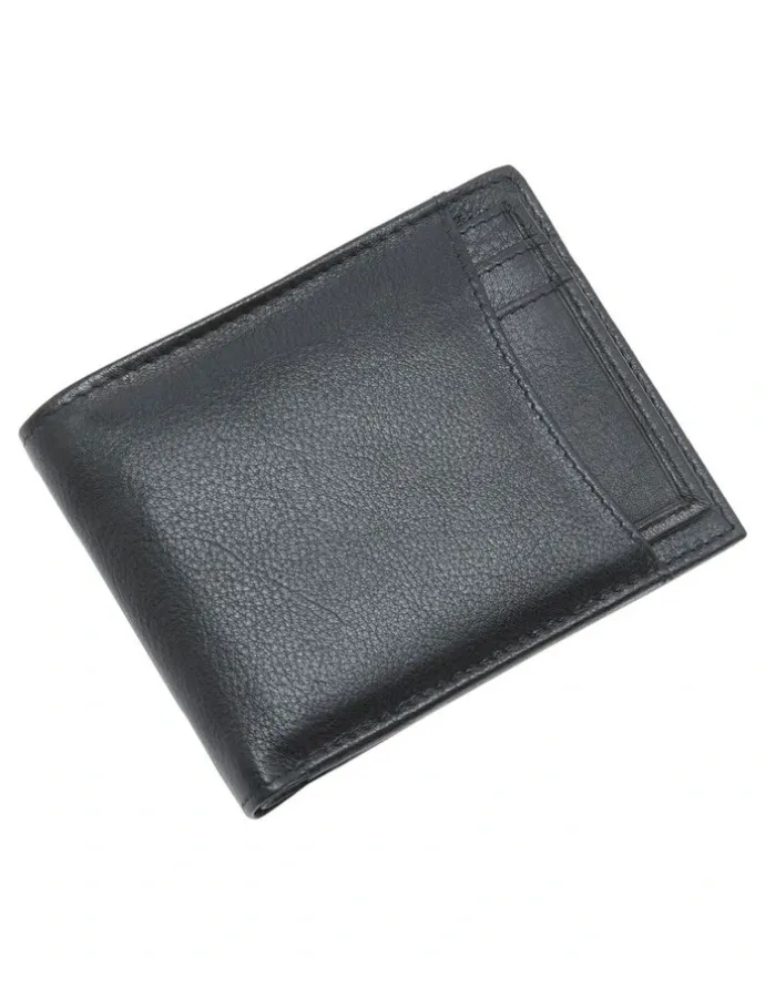 Oxford Novara 2 In 1 Leather Wallet in Black