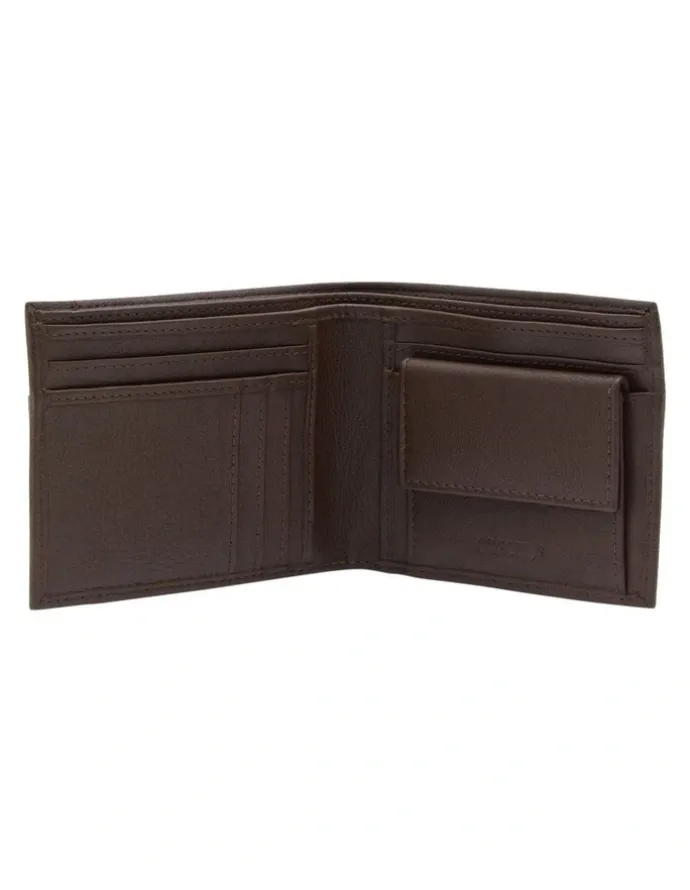 Oxford Novara 2-In-1 Leather Wallet in Chocolate