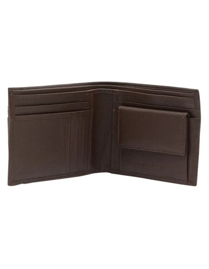 Oxford Novara 2-In-1 Leather Wallet in Chocolate