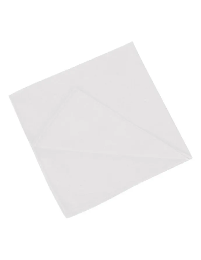 Oxford Pocket Square Cotton Wht