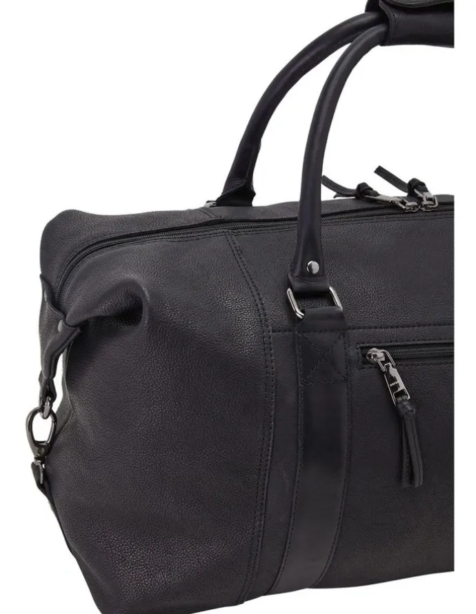 Oxford Rainer Weekender Bag in Black