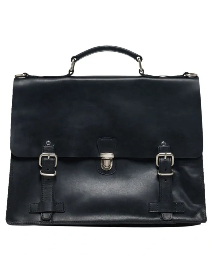 Oxford Traveller Briefcase in Black