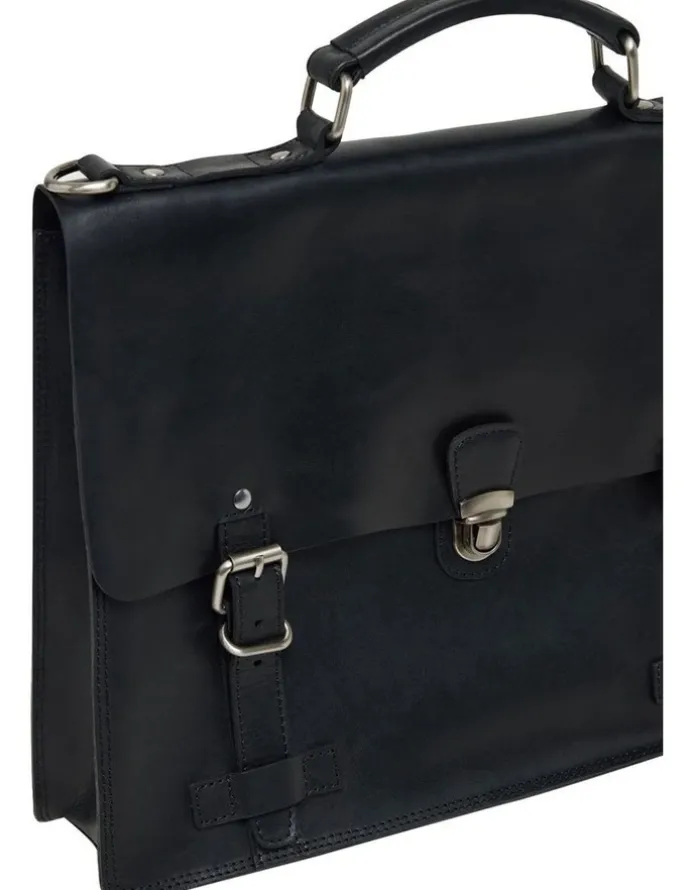 Oxford Traveller Briefcase in Black