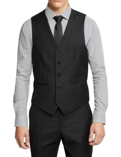 Oxford Vest in Black