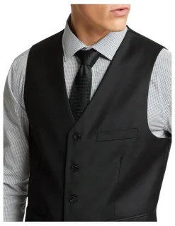 Oxford Vest in Black