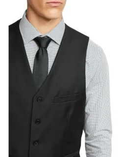 Oxford Vest in Black