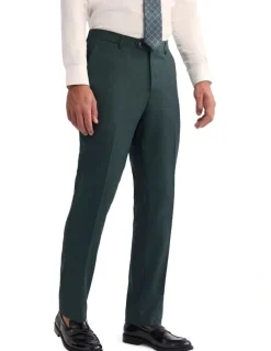 Oxford Wordsworth Wool Suit Pant in Green