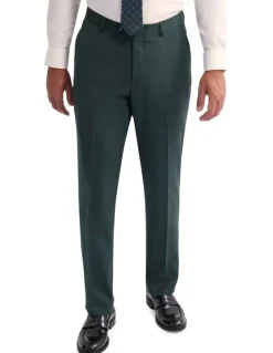 Oxford Wordsworth Wool Suit Pant in Green