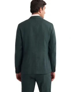 Oxford Wordsworth Wool Suit Jacket in Green