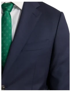 Oxford Wordsworth Wool Suit Jacket in Navy