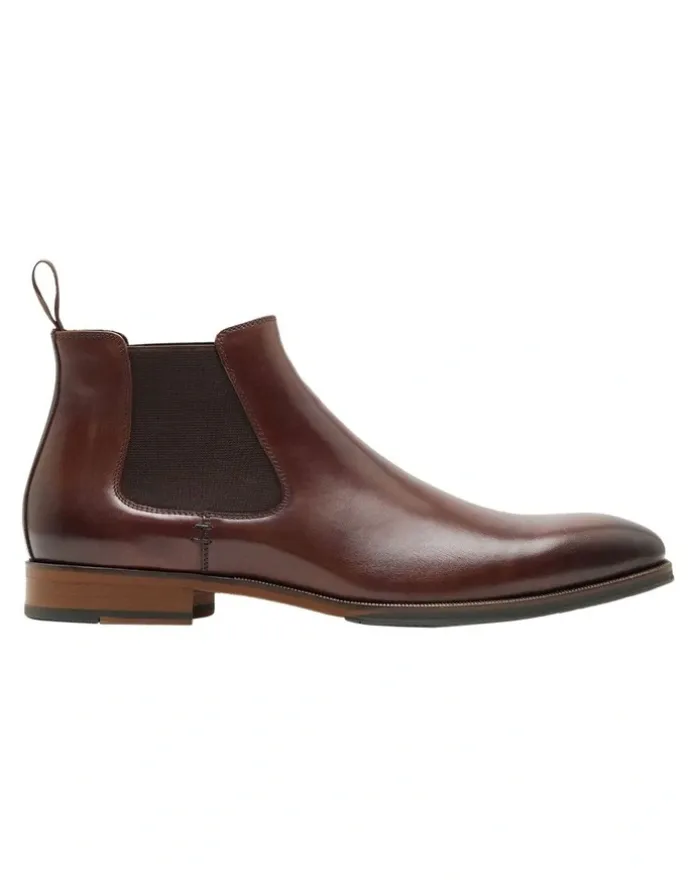 Oxford Alexander Chelsea Boot in Dark Brown