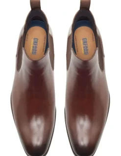 Oxford Alexander Chelsea Boot in Dark Brown