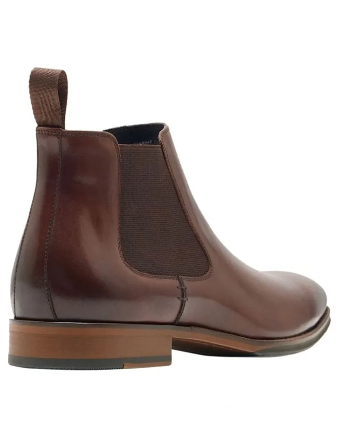 Oxford Alexander Chelsea Boot in Dark Brown