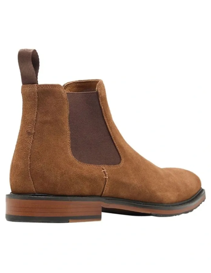 Oxford Alexander Suede Chelsea Boot in Tobacco