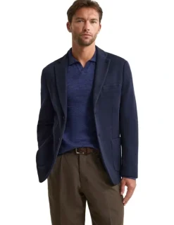Oxford Antonio Cotton Knitted Blazer