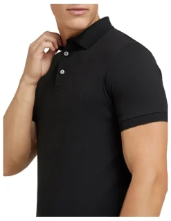 Oxford Austin Polo in Black