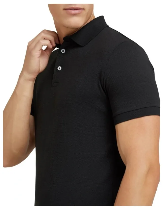 Oxford Austin Polo in Black