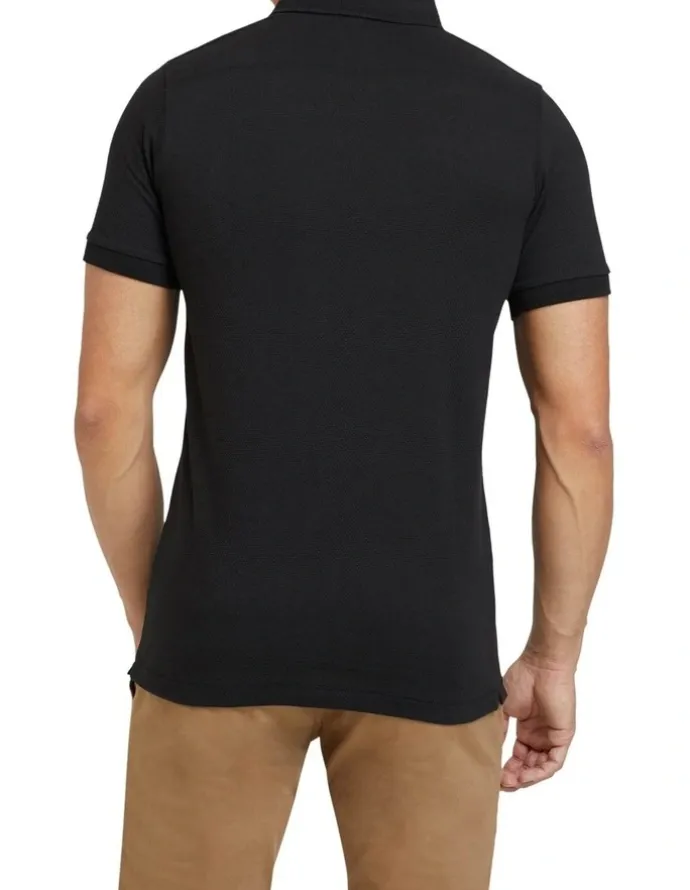 Oxford Austin Polo in Black