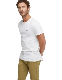 Oxford Ben Cotton Crew Neck T-shirt in White