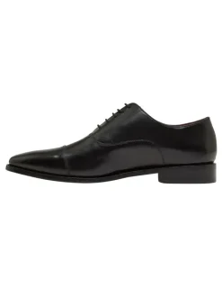 Oxford Christopher Black Goodyear Welted Shoes