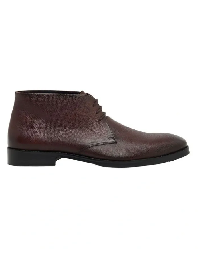 Oxford Finley Leather Chukka Boot in Chocolate